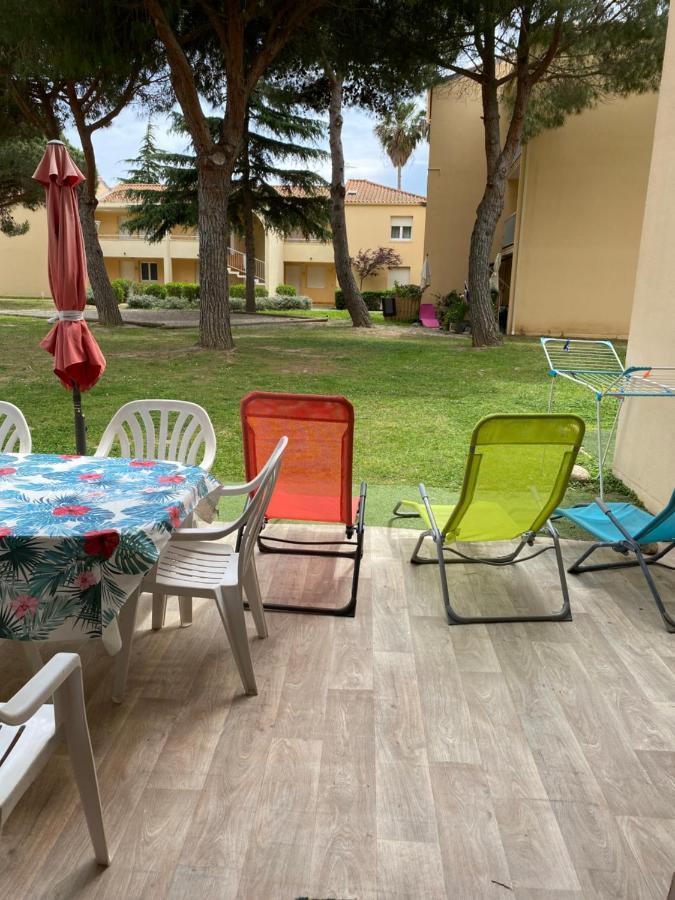 T2 Rdc A Canet En Roussillon Europa 4 Pers ,Piscine,Clim, Tennis, Parking Exterior photo