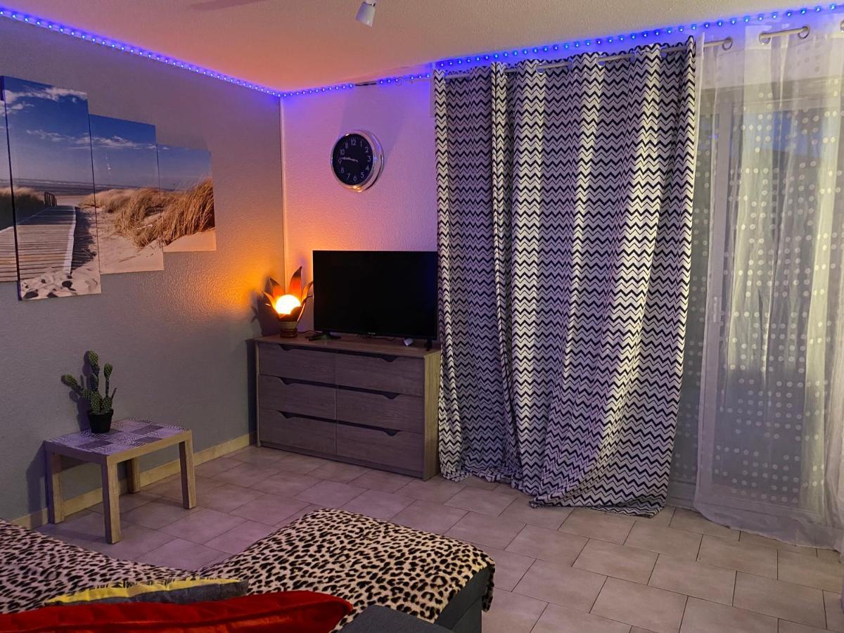 T2 Rdc A Canet En Roussillon Europa 4 Pers ,Piscine,Clim, Tennis, Parking Exterior photo
