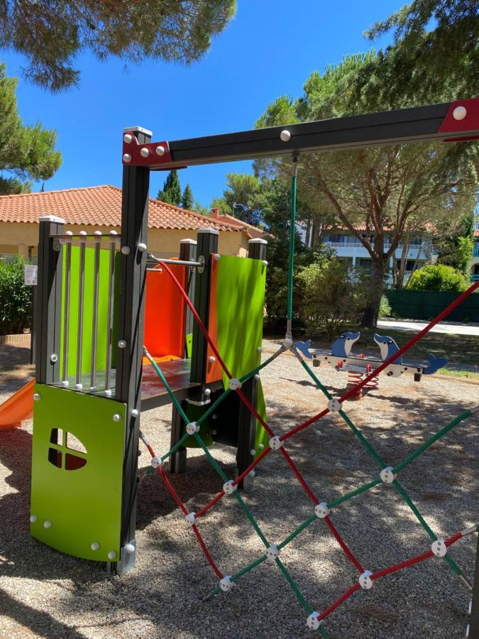T2 Rdc A Canet En Roussillon Europa 4 Pers ,Piscine,Clim, Tennis, Parking Exterior photo